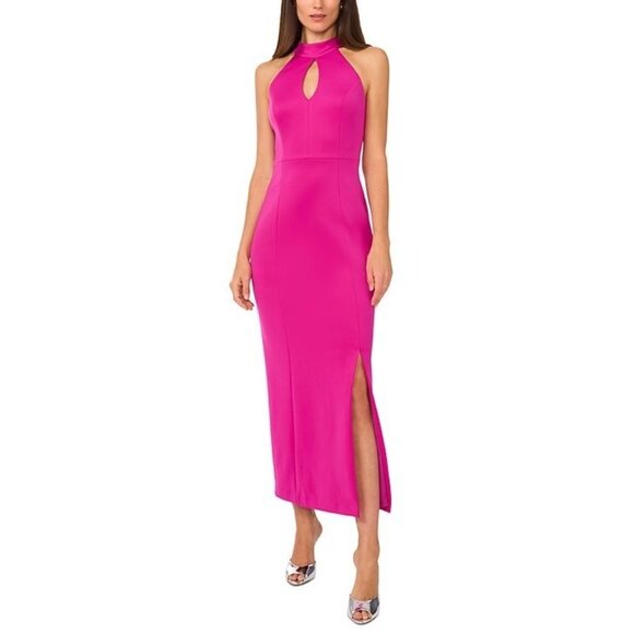 CeCe Women's Halter Maxi Dress Pink Size 2 MSRP $119 - Picture 1 of 3